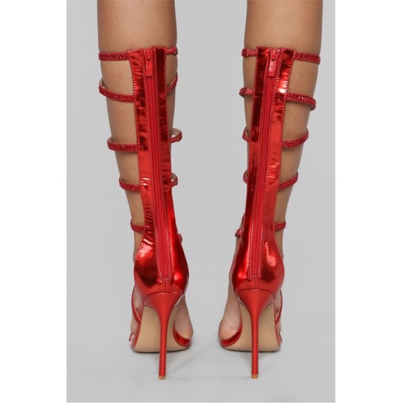 Rhinestone Heeled sandals-Fashion nova - Picture 3 of 7